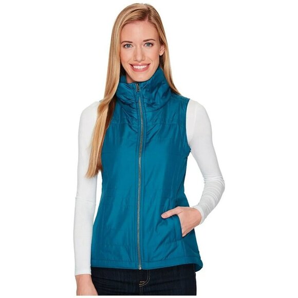 Columbia Women's Shining Light II Insulated Vest With Fleece Lining NWT Blue XS - Picture 1 of 8